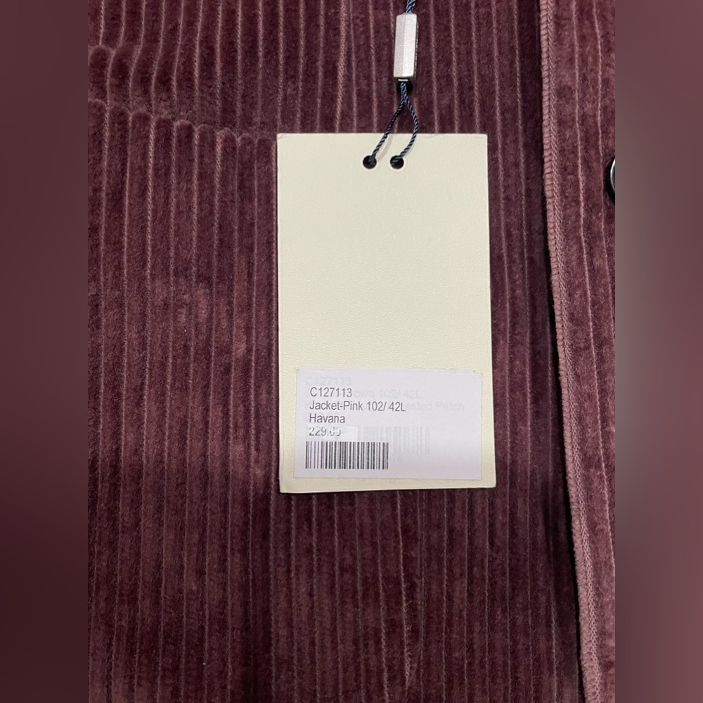 Suitsupply Double-Breasted Corduroy Sport Coat in Burgundy - Picture 6 of 11